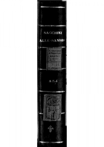 Sacchini - Alessandro nelle Indie - Score