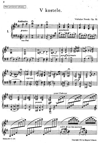 Novák - Slovak Suite, Op. 32 - Score