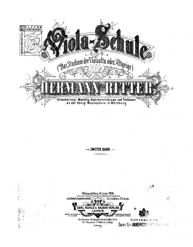 Ritter - Viola-Schule - Complete Book