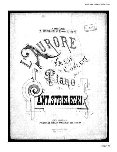 Strelezki - L'Aurore - Score