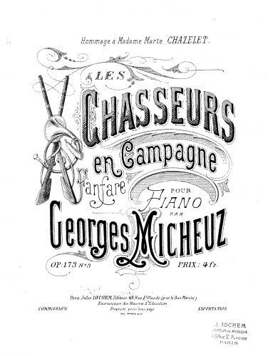 Micheuz - Les chasseurs en campagne - Score