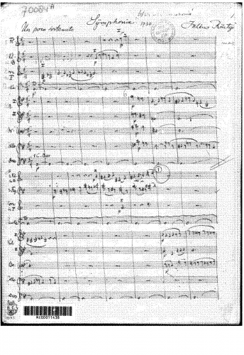 Röntgen - Symphony - Score