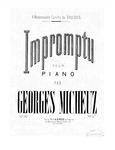 Micheuz - Impromptu - Score