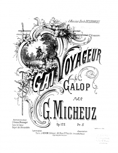 Micheuz - Gai voyageur - Score