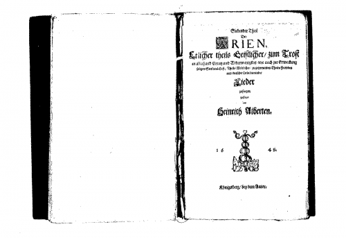 Albert - Arien - Volume 7 (1648)