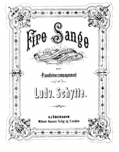 Schytte - Fire Sange - Score