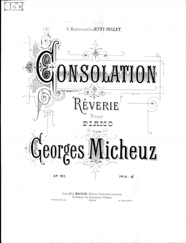 Micheuz - Consolation - Score