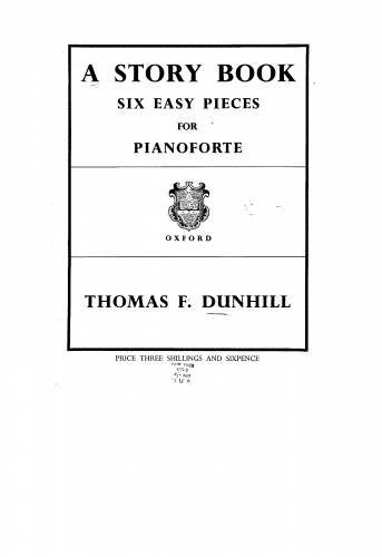 Dunhill - A Story Book - Score