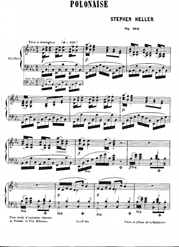 Heller - Polonaise - Score