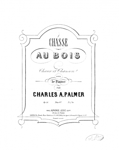 Palmer - Chasse au bois - Score