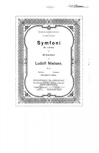 Nielsen - Symphony No. 2, Op. 19 - Score