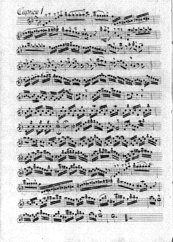 Quantz - 8 Flute Capriccios - Score