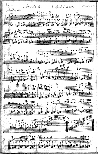 Zinck - Piano Sonata in D major - Score