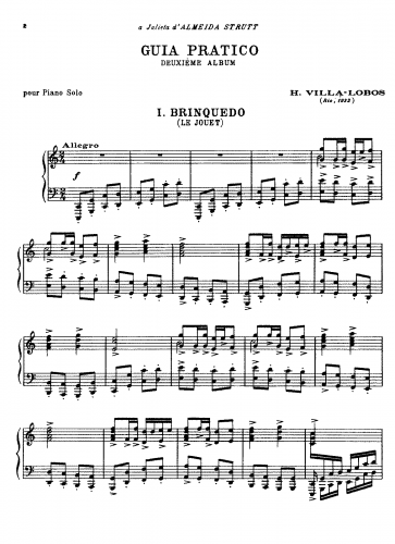 Villa-Lobos - Guia prático (piano) - Score