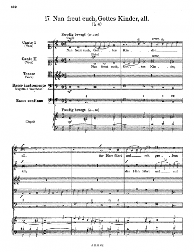 Schein - Nun freut euch, Gottes Kinder, all - Score