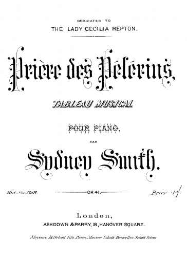 Smith - Priere des Pelerins - Score