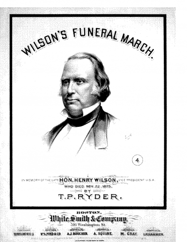 Ryder - Wilson's Funeral March - Score