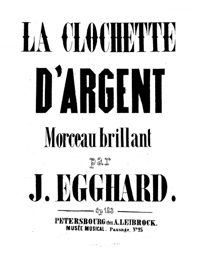 Egghard - La clochette d'argent - Score