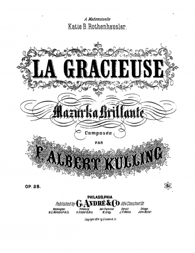 Kulling - La gracieuse - Piano Score - Score