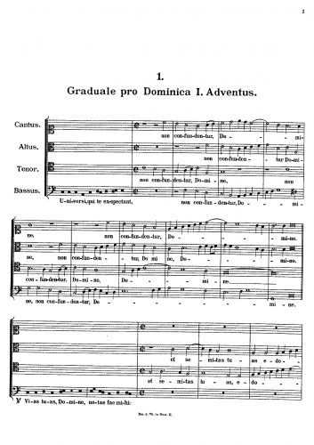 Fux - Non confuntentur Domine, K.137 - Score