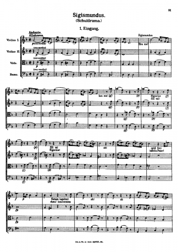 Eberlin - Schuldrama - Score