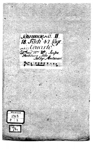 Montanari - Concerto Grosso in F-sharp minor - Score