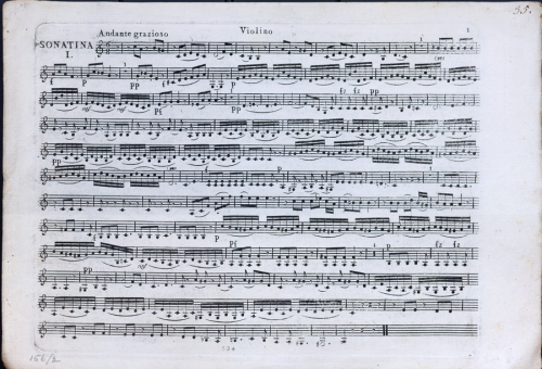 Pleyel - 3 Sonatinas for Piano and Violin - Violin part
