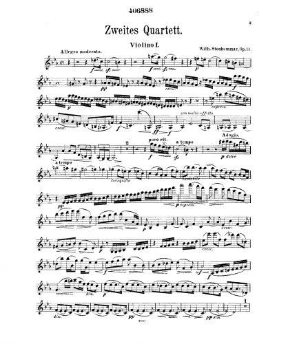 Stenhammar - String Quartet No. 2, Op. 14