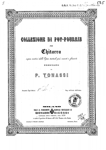 Tonassi - Pot-Pourris on Donizetti's 'Dont Pasquale'