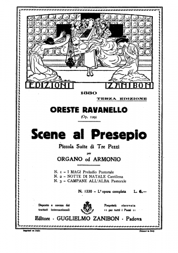 Ravanello - Scene al Presepio - Score