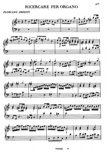 Arresti - Ricercare - Score