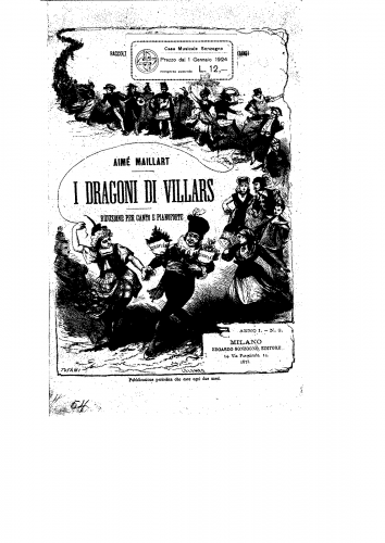 Maillart - Les dragons de Villars - Vocal Score - Score