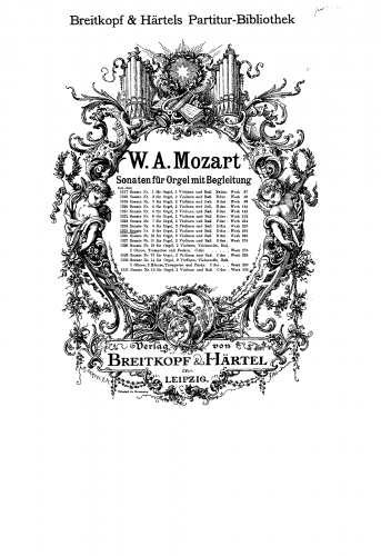 Mozart - Church Sonata - Scores and Parts