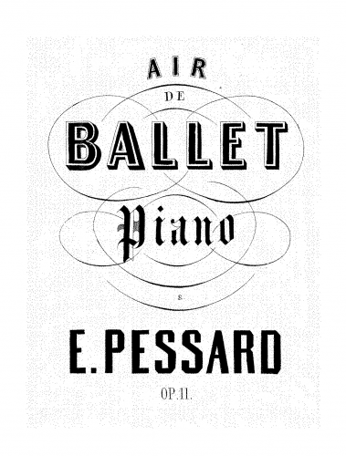 Pessard - Air de ballet - Score