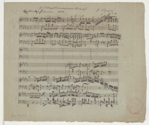 Chopin - Polonaise in B-flat minor - Score