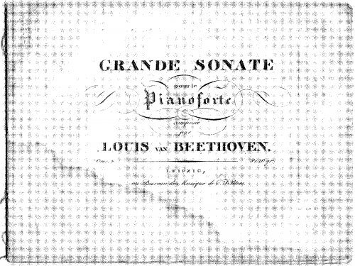 Beethoven - Piano Sonata No. 4 - Score