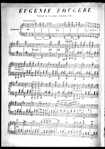 Gambardella - Eugenie Fougere - Score