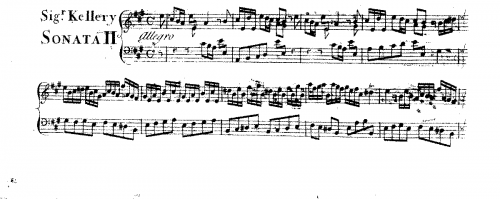 Chelleri - 6 Fugues and 6 Sonatas - Score