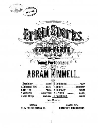 Kimmell - Bright Sparks - 10. Sparkling Waltz in G major