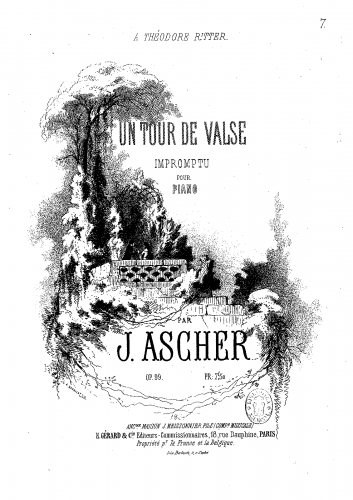 Ascher - Un Tour de Valse - Score