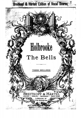 Holbrooke - The Bells - Vocal Score - Score