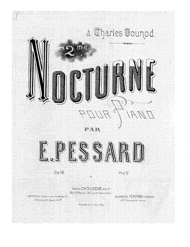 Pessard - Deuxième nocturne - Score