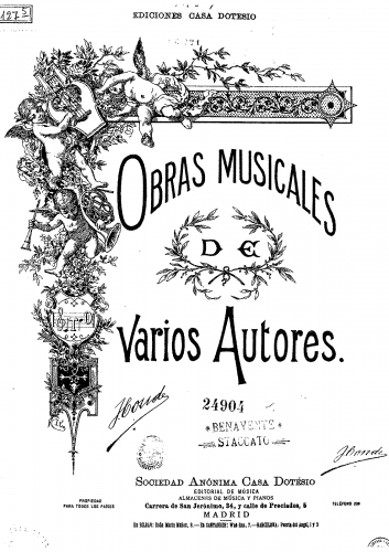 Benavente - Staccato - Score