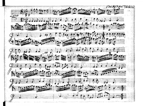 Vandini - Cello Sonata in A minor, F-Pn VM7-6285 - Score