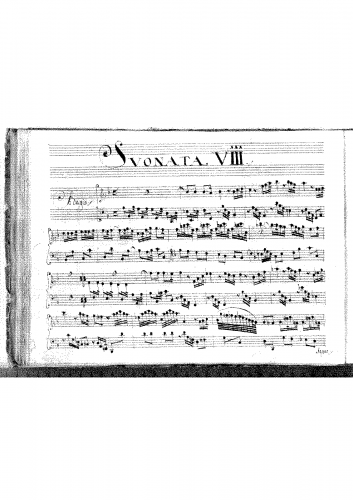 Marcello - Sonata in B-flat majo - Score