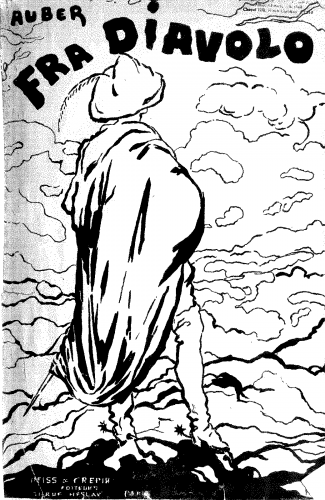 Auber - Fra Diavolo, ou L'hôtellerie de Terracine - Vocal Score - Score