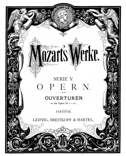 Mozart - Die Schuldigkeit des ersten Gebotes - Overture - Score