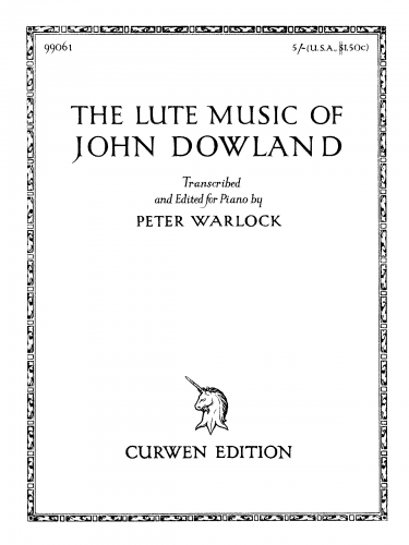 Dowland - Lute Music - Score