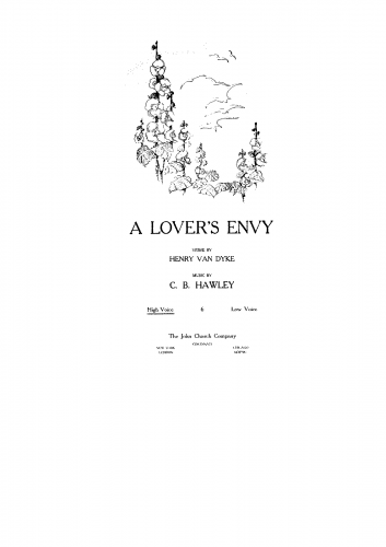Hawley - A Lover's Envy - Score