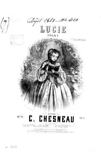 Chesneau - Lucie, op.20 - Score